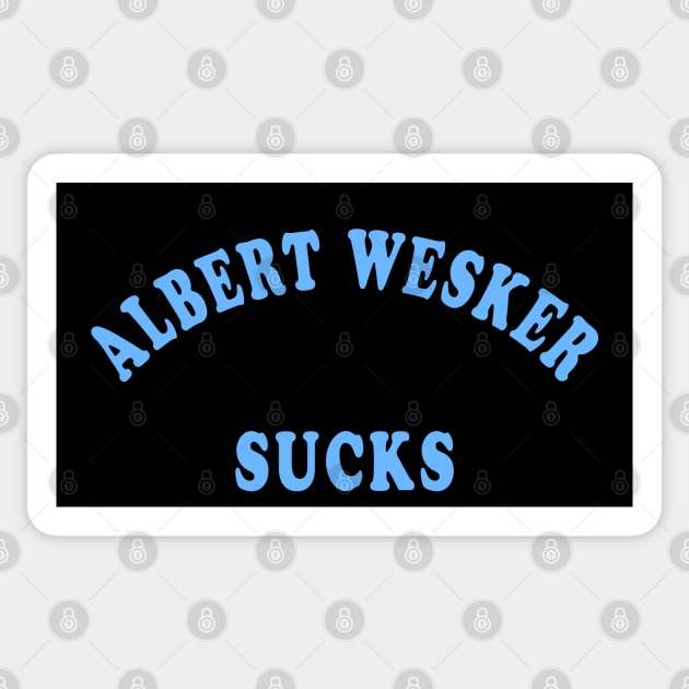 Albert Wesker Sucks Sticker by Lyvershop